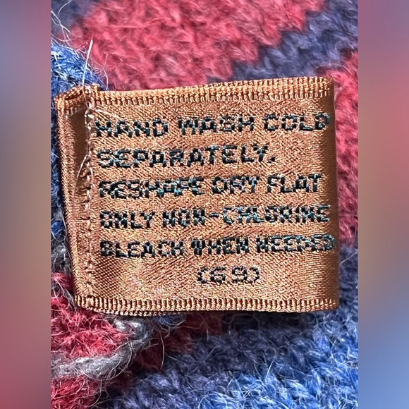 StockBridge Ltd. Gray VINTAGE STRIPE Wool Sweater, preppy,,CASUAL, MEN SIZE L - Picture 6 of 6